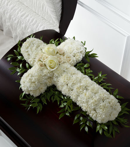 Peaceful Memories Casket Spray